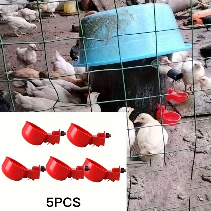 5-Piece Automatic Poultry Wate - огляд і ціна Chicken Nipple Drinker