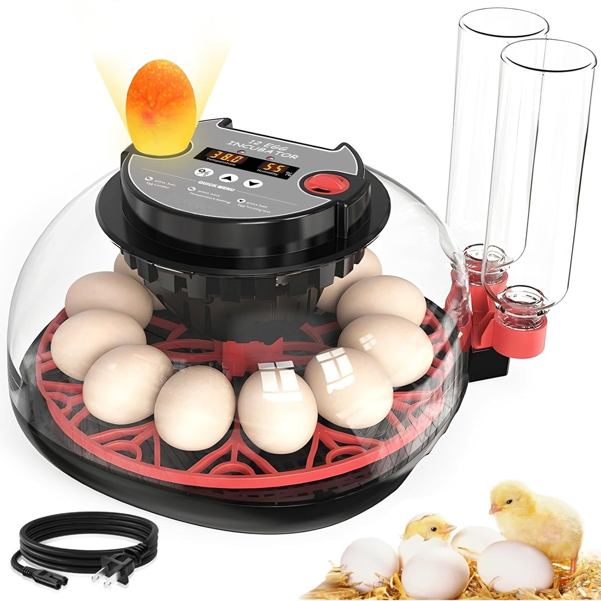 12 Egg Incubator Automatic Tur - огляд і ціна Poultry Incubator