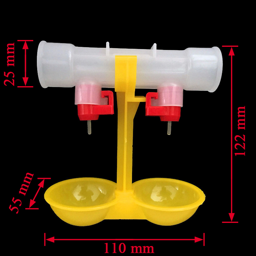 Chicken waterer double nipple  - огляд і ціна Chicken Nipple Drinker