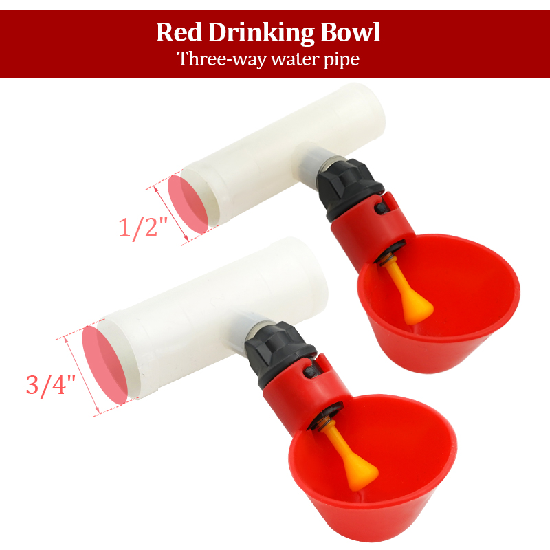 10Pcs Automatic Chicken Quail  - огляд і ціна Chicken Nipple Drinker