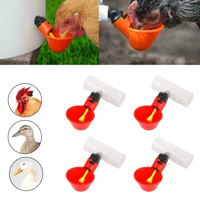 4Pcs Automatic Chicken Quail D - огляд і ціна Chicken Nipple Drinker