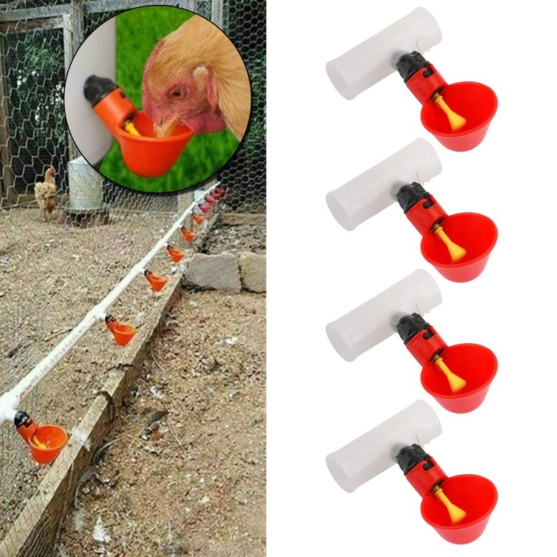 4Pcs Automatic Chicken Quail D - огляд і ціна Chicken Nipple Drinker