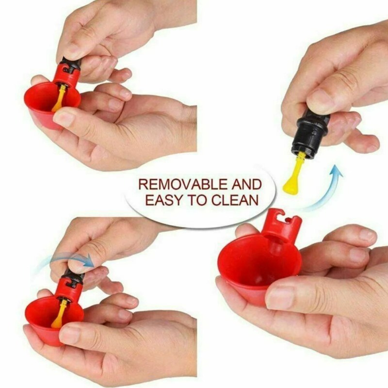 4Pcs Automatic Chicken Quail D - огляд і ціна Chicken Nipple Drinker