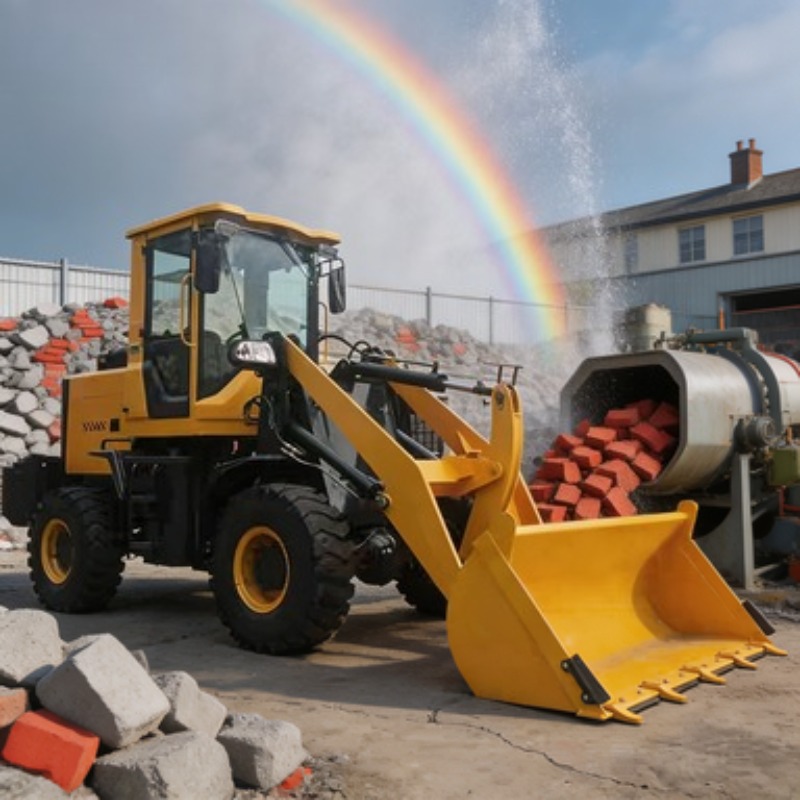 Rigid Mini Front End Loader Wh - огляд і ціна Agriculture Farming Work